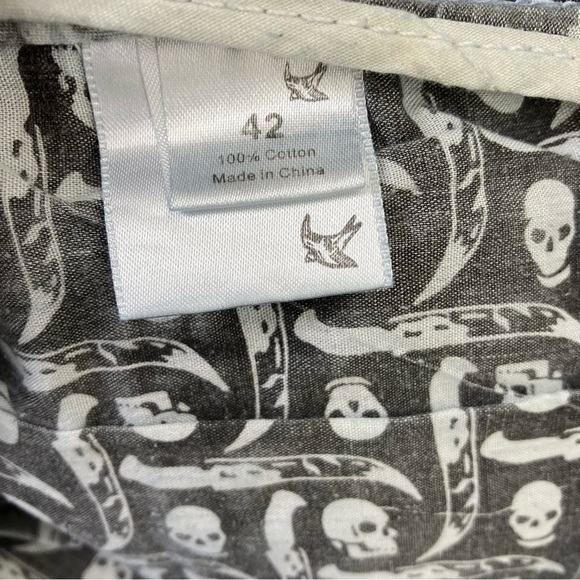 Artful Dodger Vintage Embroidered Rhinestone Wide Leg Relaxed Jeans Worn 40x33 - Picture 13 of 16